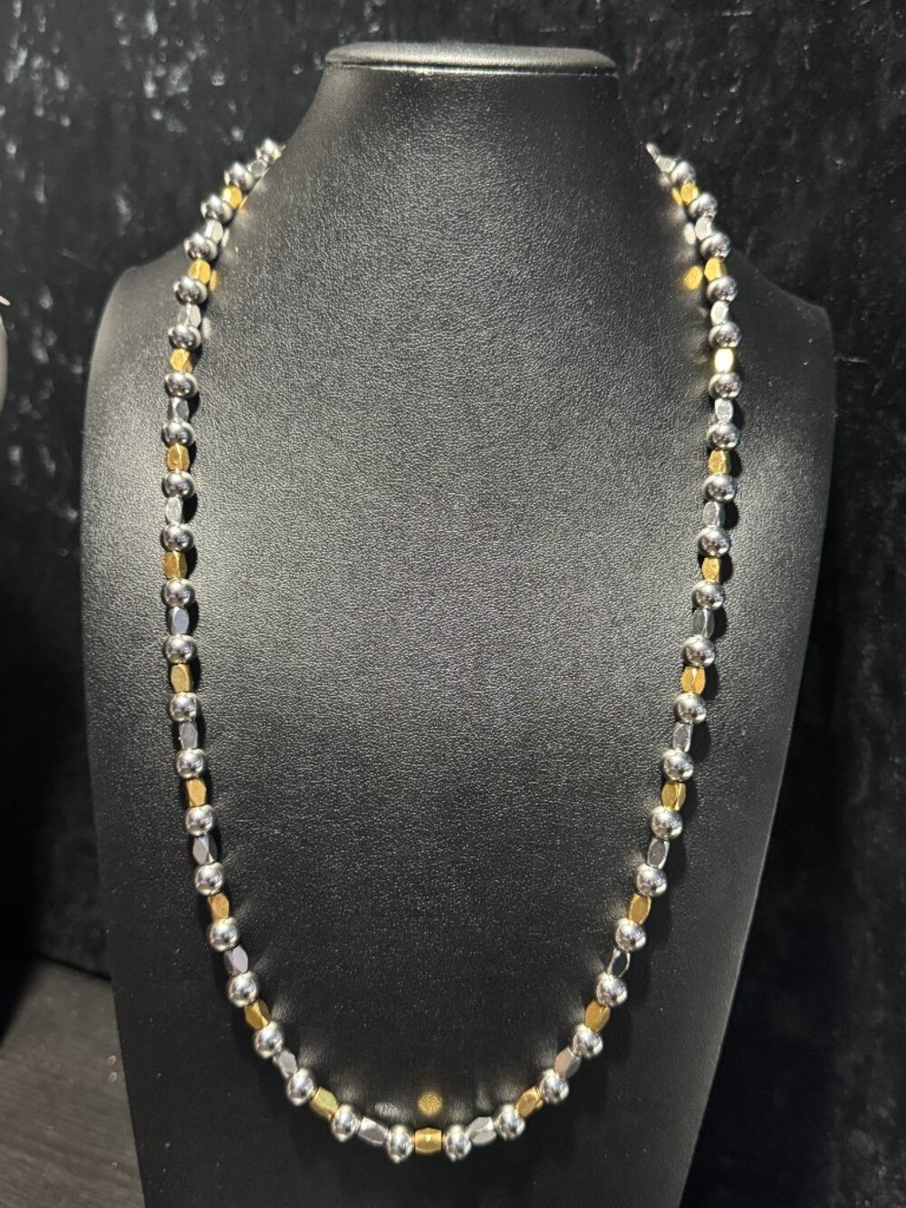 Stainless Steel Ball Necklace 26" +1" Adjuster- Bracelet 7.5 +